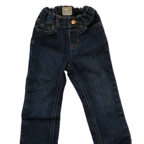 Est 89 Place Baby Girls size 18-24m Blue Adjustable Jeans - Picture 1 of 6